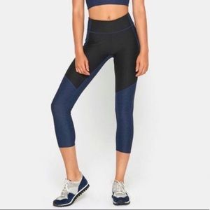 OUTDOOR VOICES Two Tone Tech Sweat Leggings pants 26” medium OV